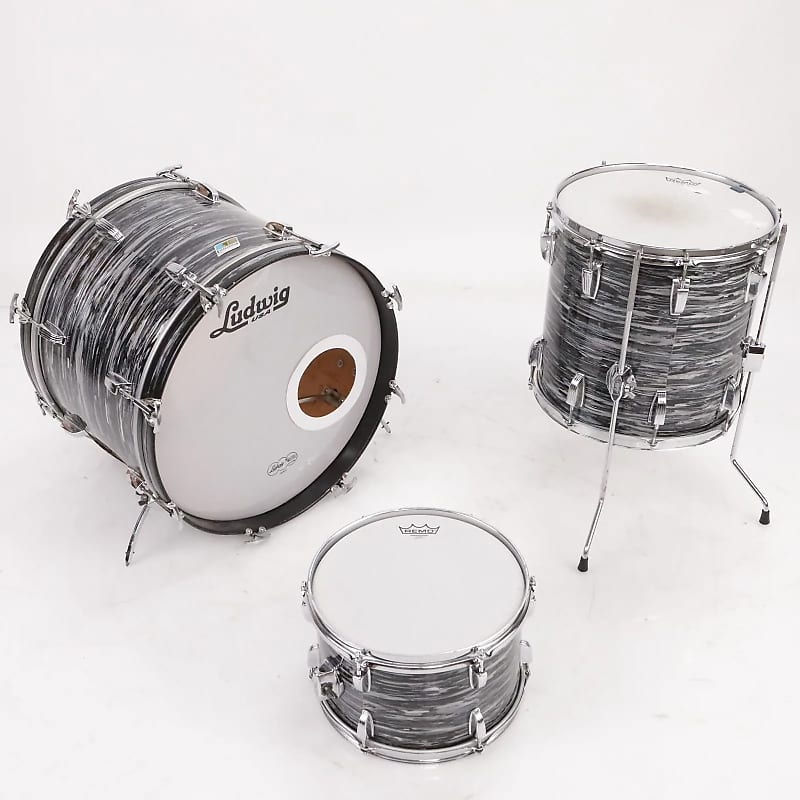 Ludwig No. 988 Downbeat Outfit 8x12 / 14x14 / 14x20" Drum Set (3-Ply) 1969 - 1976 image 1