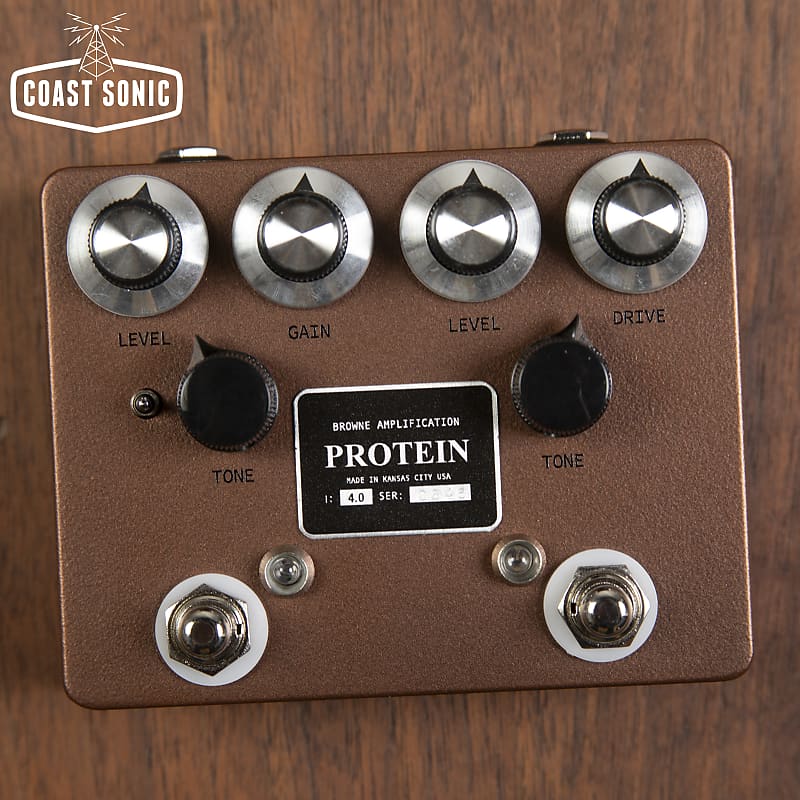 ギター Browne Amplification PROTEIN overdrive Amazon.com: Browne Amplification Protein Dual Overdrive