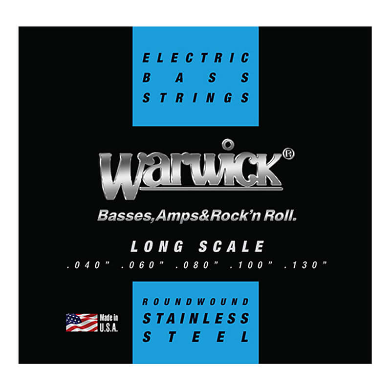 Warwick Black Label Long Scale Bass Guitar Strings 5 Set M.Light