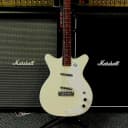 Danelectro '59M NOS+ Outta Sight White Finish NAMM Show Display Model MINT!