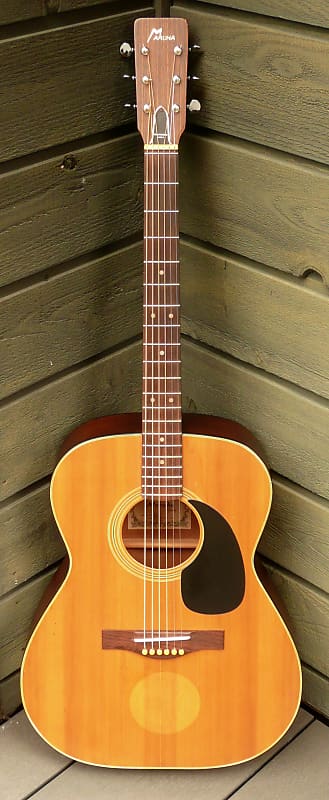 Maruha F-100M D size guitar by F.Hashimoto 1970's Natural | Reverb