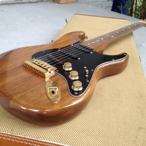 Fender Walnut Strat 1982 Natural Walnut w/Original Tweed Case! image 3