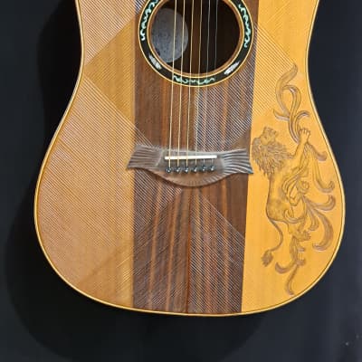 Blueberry NEW IN STOCK Handmade Acoustic Guitar Dreadnought image 3