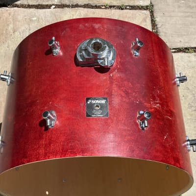 Sonor Sonic Plus 22" Cherry Bass Drum 16x22 - Shell/Lugs/ Mount image 2