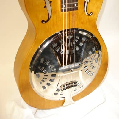 Immagine Epiphone Dobro Hound Dog Round Neck Resonator Guitar Vintage Brown - 3