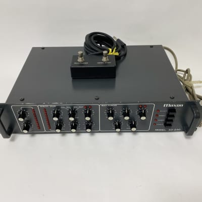 Rare Maxon Ad-230 + switch pedal, serviced ! | Reverb