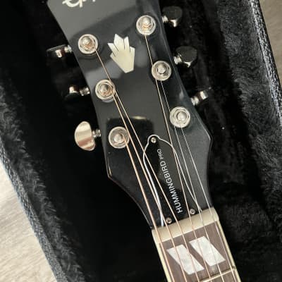 Epiphone Hummingbird Pro Acoustic/Electric Guitar 2010s - Faded Cherry Sunburst image 6