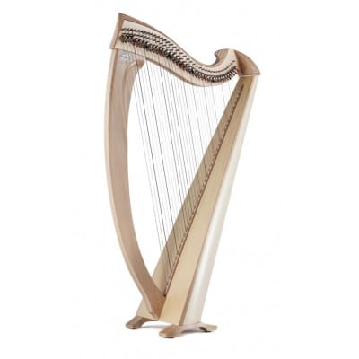 Full Bundle Professional 16 String Lyre Harp with Pickup and