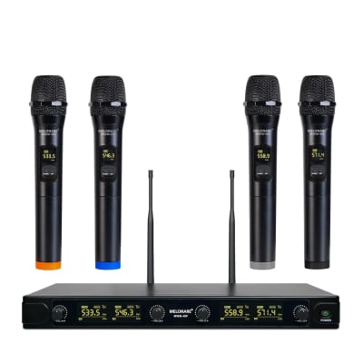 TONOR UHF Wireless Microphones System With Metal Cordless Handheld