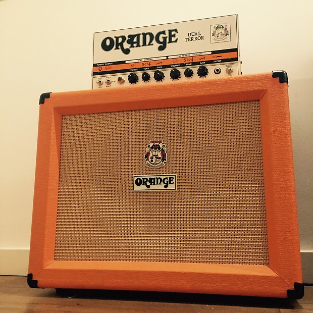 Orange Dual Terror DT30H with Orange Speaker Cabinet 12