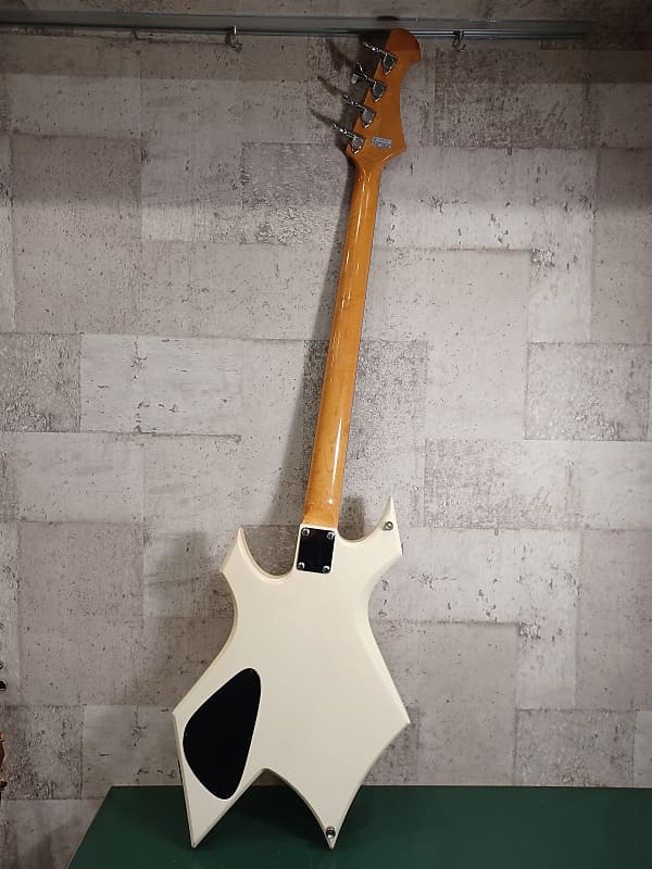 B.C. Rich Warlock Bass Nikki Sixx Motley Crue 80's White NJ