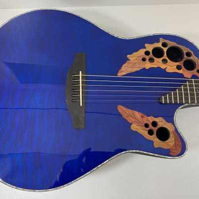 Ovation Celebrity Elite Exotic CE44P-8TQ Mid Depth Caribbean