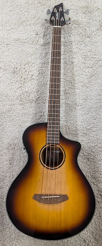 Breedlove ECO Discovery S Concert Edgeburst CE Acoustic Electric Bass Guitar image 1