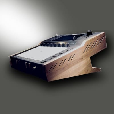 Akai Force // Handcrafted Synth Stand // Solid Walnut , Oak ,Oak stained black image 1