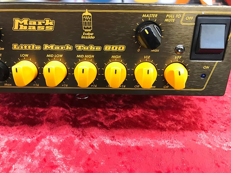 Markbass MBH110023 Little Mark Tube 800-Watt Bass Head | Reverb