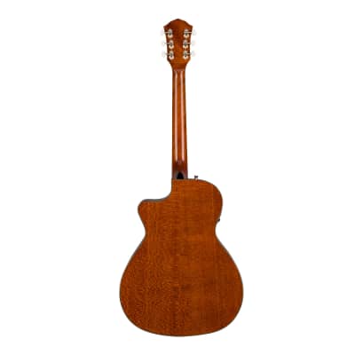 Fender FA-345CE Auditorium 6-String Acoustic Guitar (Natural) image 7
