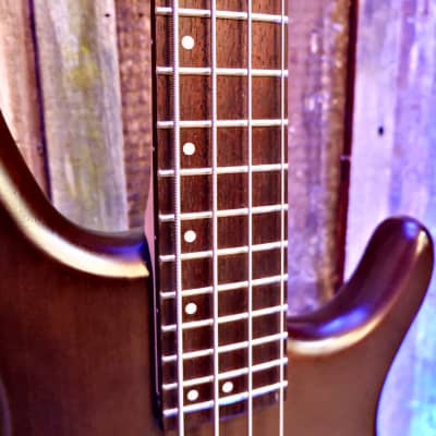 Cort Action PJ OPW 4-String Bass Open Pore Walnut image 9