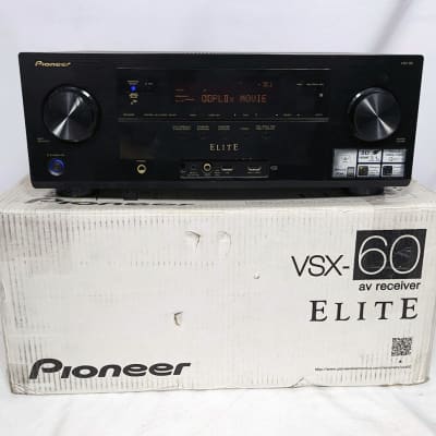 Pioneer Elite VSX-60 - Elite 630W 7.2-Ch. 3D Pass-Through A/V Network Home Theater Receiver w/ Box image 1