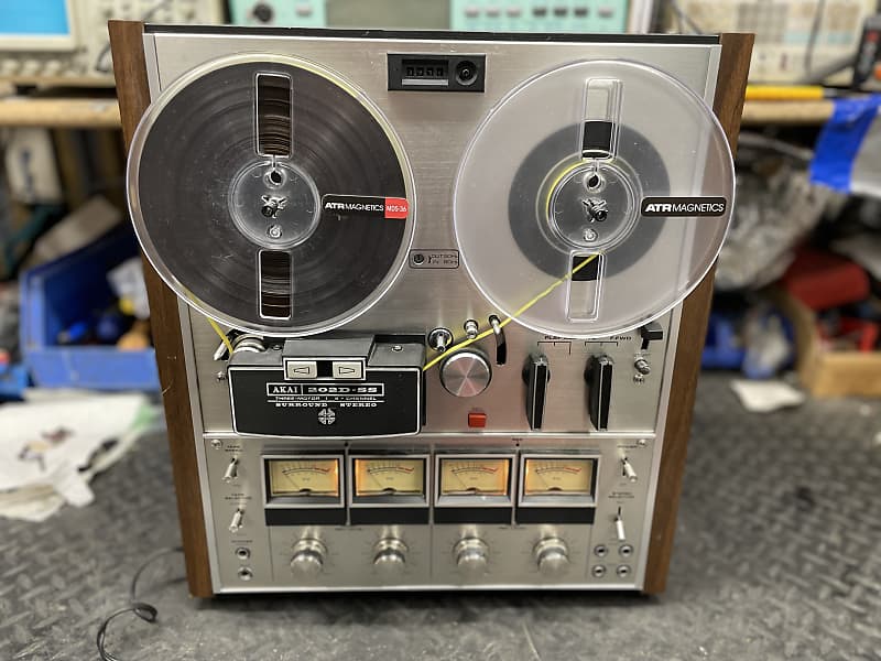 Akai GX202D-SS 4 channel 7" reel to reel tape deck. SERVICED! image 1