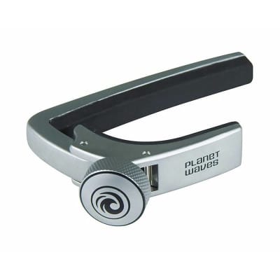 D'Addario NS Capo Pro.Silver Finish.For Acoustic & Electrics. P/No:- PW CP 02S image 8