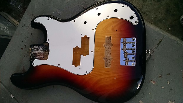 Precision Bass Body-1984-Sen Ash-PJ-Japan-SQ-Squier | Reverb