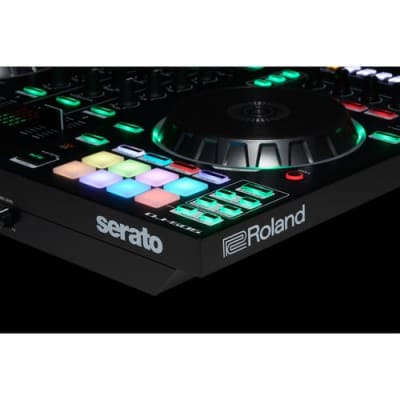 Roland DJ-505 Serato DJ Controller with Strip Light Kit &Roland CB-BDJ505 Black Series Instrument Carry Bag for the DJ-505 DJ Controller image 16