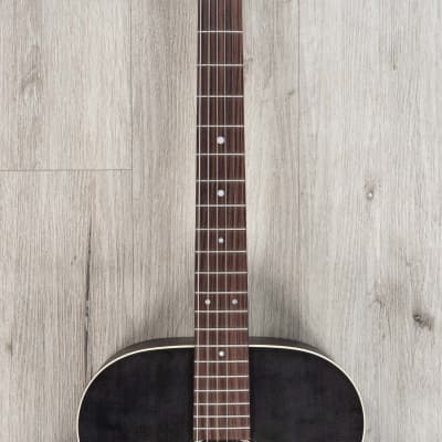 Martin 000-17E Acoustic Electric Guitar, Rosewood Fretboard, Black Smoke image 17