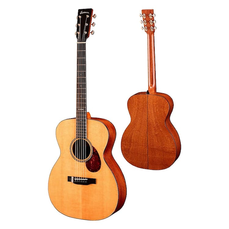 Eastman E1OM-SP Special Thermo-Cured Sitka/Sapele OM Acoustic Guitar - Natural image 1