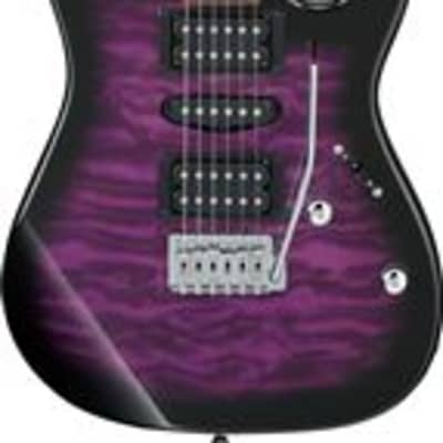 Ibanez Gio GRX70QA Electric Guitar Trans Violet Sunburst image 1