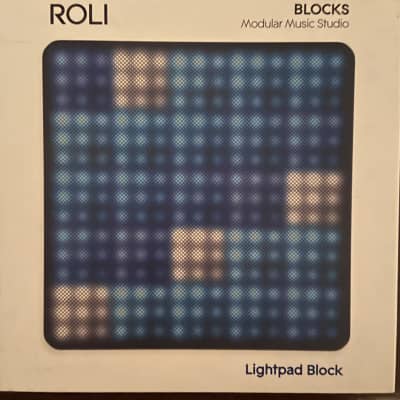 ROLI Lightpad Block Bluetooth MIDI Control Surface 2010s - Black image 1