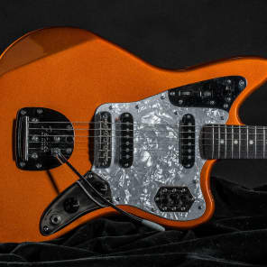 Fender Jaguar Candy Tangerine w/ Jason Lollar Pickups | Reverb