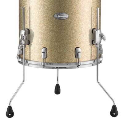 Pearl Music City Custom 14"x12" Reference Series Floor Tom BRIGHT CHAMPAGNE SPARKLE RF1412F/C427 image 1