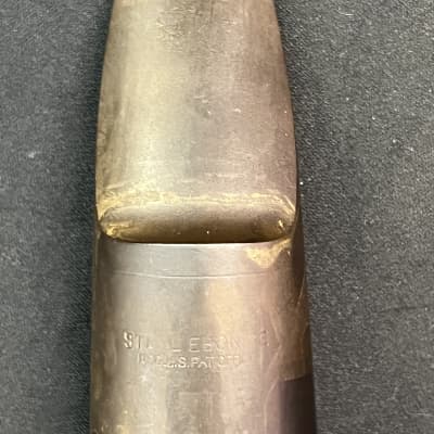 Henry Lindeman Keyhole Chamber Steel Ebonite Tenor Saxophone Mouthpiece image 15