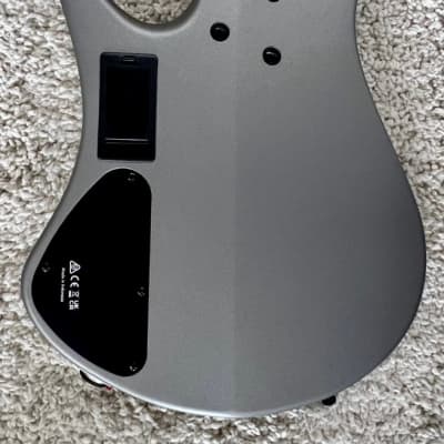 Ibanez EHB1005SMSMGM Headless 5-String Electric Bass Guitar -Metallic Gray Matte image 7