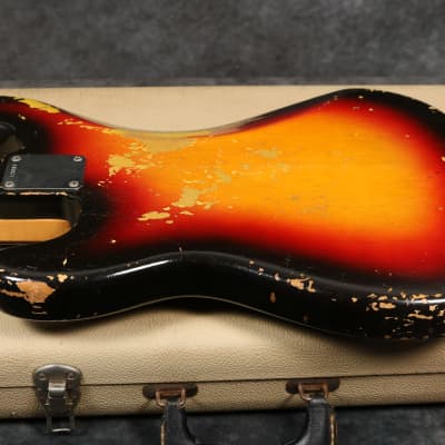 1963 Fender Precision Bass - Sunburst - OHSC image 13