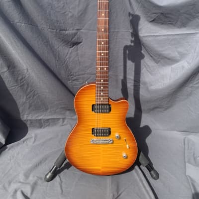 Tom Anderson Hollow Atom Natural Honey Burst Edge | Reverb