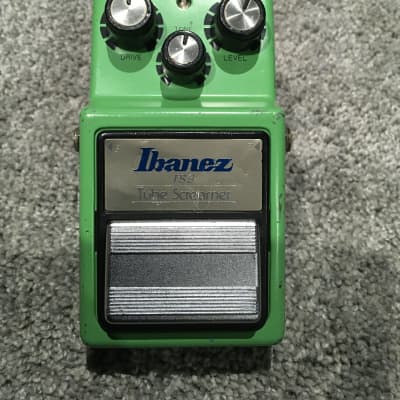 Ibanez 1982 TS9 Tube Screamer (Black Label)  Green w/Highly sought after JRC4558D image 1