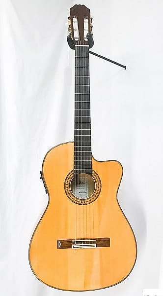 Aria AC70 Concert Series Electric Cutaway Classical Guitar - Spanish-Made - Excellent Condition Used image 1