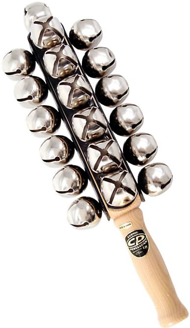 LatinPercussion CP374 Sleigh Bells 25 Bells on Handle image 1