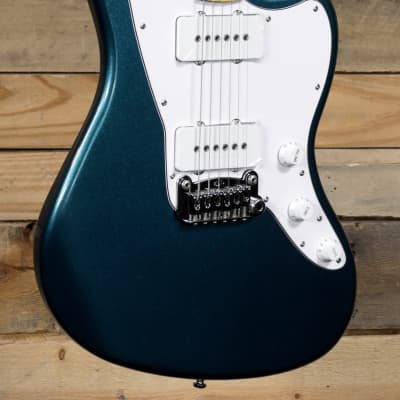 G&L Tribute Doheny Electric Guitar Emerald Blue Metallic image 1