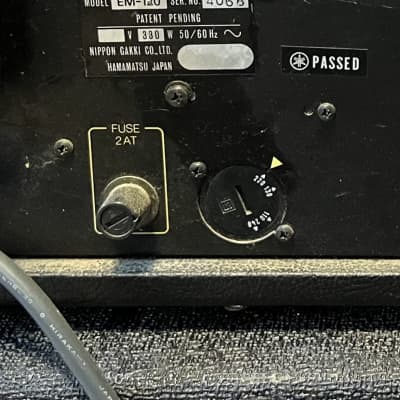 Yamaha EM-120 70’s vintage - Black image 3
