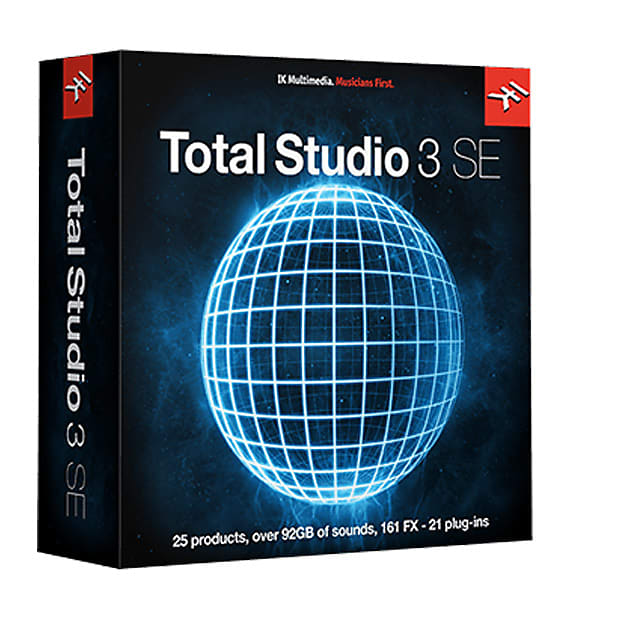 Total Studio 3 SE Crossgrade (Download)<br> virtual collection of instrument & effects plugins for every stage of music production