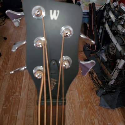 Warwick Alien Acoustic Bass 5 String  + bonus/Free ToneWood Amp for Acoustic Guitar + bonus/Free Taylor Precision Digital Hygrometer and Thermometer image 6