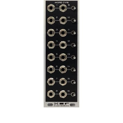 XOR Electronics CV16 Eurorack Expander Module (NerdSeq - Grey/Black) image 2