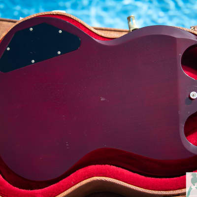 2008 Edwards By ESP E-SG-LT - w Gibson Hard Case & Open Book Headstock - All Mahogany Construction - Cherry Finish - Made In Japan - TONE MONSTER w Pro Set-Up!! image 8