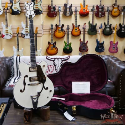 Gretsch G6636T-RF Richard Fortus Signature Falcon Center Block with String-Thru Bigsby Ebony Fingerboard Vintage White image 5