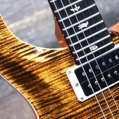 PRS Custom 24-08 10-Top Yellow Tiger 85/15 Pickups Electric Guitar w/Case #0366935 image 9