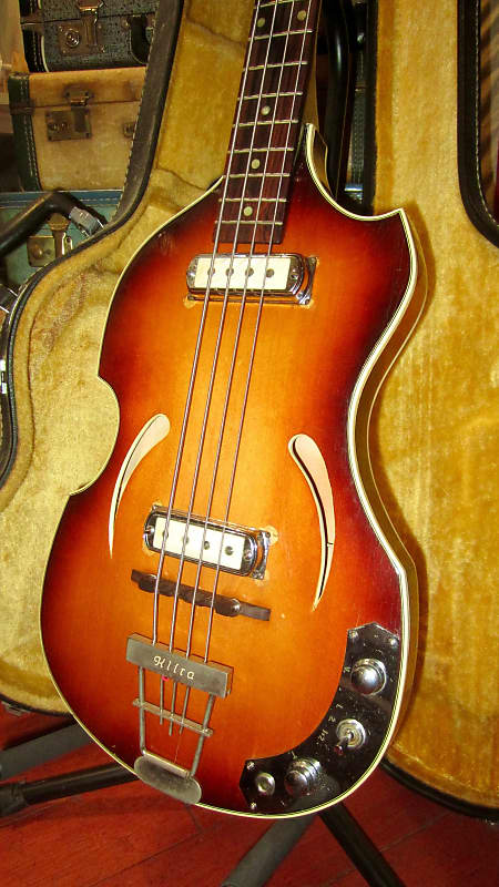 ~1963 Klira Beatle Bass Sunburst image 1