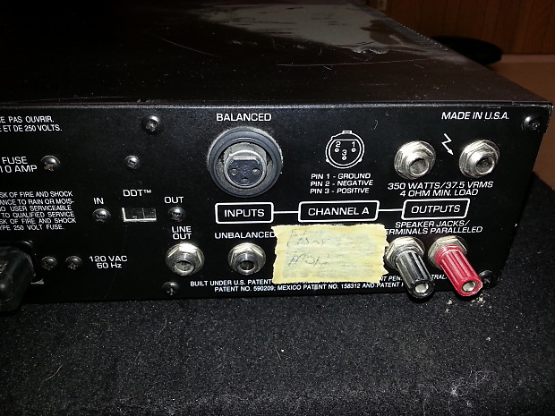 Peavey USA DECA/724 Digital Professional Stereo Power Amplifier One Line  Fault 