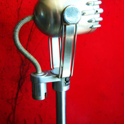 Vintage RARE 1940's Electro-Voice 640C Hi-Z Dynamic Microphone w Turner period  stand image 12